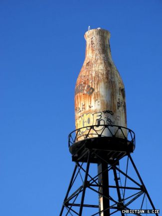 The Guaranteed Milk Bottle (which stands between Lucien l'Allier, Ren-Lvesque and de la Montagne) before the revamp. The new bottle will be unveiled on Oct. 26.